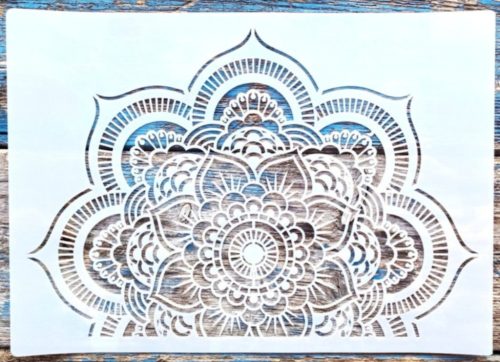Mandala mintás műanyag  sablon DIY festő stencil 