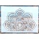 Mandala mintás műanyag  rétegző sablon DIY festő stencil 