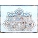 Mandala mintás műanyag  sablon DIY festő stencil 
