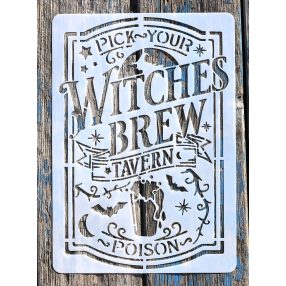 Halloween mintás rétegző  sablon vintage  stencil