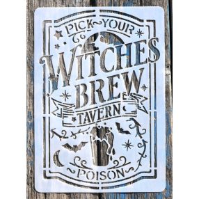 Halloween mintás sablon vintage  stencil