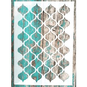   Geometria mintás mandala   rétegző sablon műanyag festő stencil