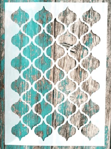 Geometria mintás mandala   rétegző sablon műanyag festő stencil