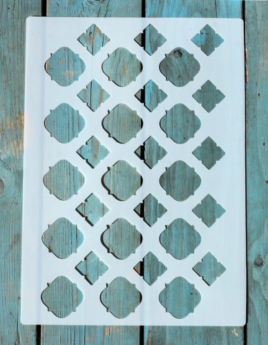 marokkói mintás sablon DIY festő stencil