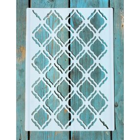 virág mintás festő ott sablon DIY stencil