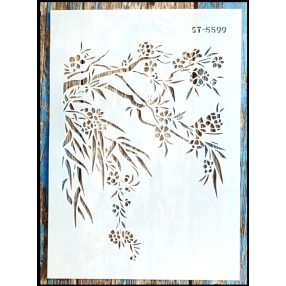   Viràgos àg rétegző sablon műanyag festő stencil ST-5599