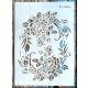 Rózsàs DIY sablon  műanyag festő  stencil ST-5554