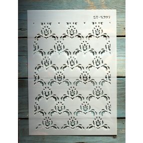 A4 Geometria mintás DIY  sablon műanyag stencil ST 5297