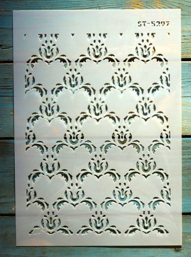 A4 Geometria mintás DIY  sablon műanyag stencil ST 5297