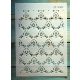 A4 Geometria mintás DIY  sablon műanyag stencil ST 5297