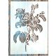 Rózsás  műanyag sablon DIY stencil