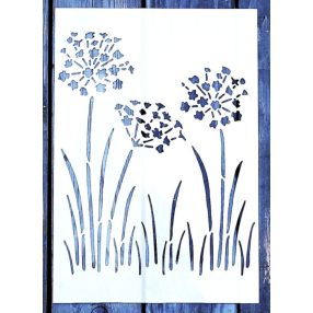 virág  mintás festő sablon  DIY stencil