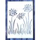 virág  mintás festő sablon  DIY stencil