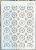 5978 geometria mintás műanyag sablon DIY stencil