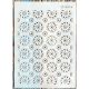 5978 geometria mintás műanyag sablon DIY stencil
