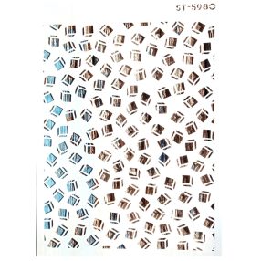 21x30 cm geometria mintás műanyag  sablon DIY  stencil