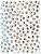 21x30 cm geometria mintás műanyag  sablon DIY  stencil