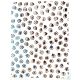 21x30 cm geometria mintás műanyag  sablon DIY  stencil