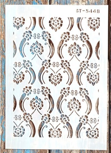 Geometria mintás sablon, 21x30 cm-es műanyag stencil St 5448