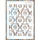 Geometria mintás sablon, 21x30 cm-es műanyag stencil St 5448