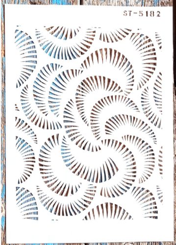 Geometria mintás sablon, stencil  St 5182