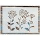 Őszirózsa virág mintás sablon, 21x30cm-es DIY festő  stencil  