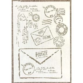   A4  Boríték mintás festő sablon,  21x30cm-es műanyag  DIY stencil  