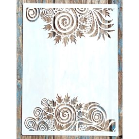 A4   DIY festő sablon , 21x30cm-es műanyag stencil