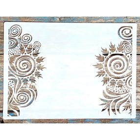 A4   DIY festő sablon , 21x30cm-es műanyag stencil