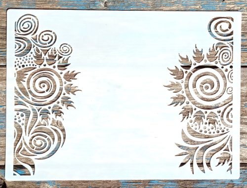 A4   DIY festő sablon , 21x30cm-es műanyag stencil