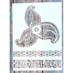 21x30 cm  műanyag Sablon DIY festő stencil