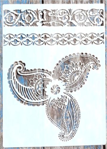 21x30 cm  műanyag Sablon DIY festő stencil