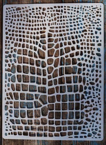  textúra  mintás műanyag sablon A4 21x30cm-es  festő stencil