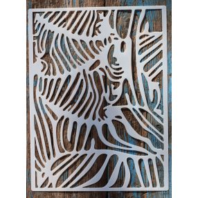  textúra mintás műanyag festő sablon DIY stencil