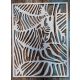 textúra mintás műanyag festő sablon DIY stencil