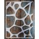 textúra mintás festő sablon,  21x30cm-es műanyag DIY stencil
