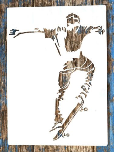 gördeszkás DIY  sablon  műanyag stencil A4 21x30cm stencil