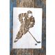 hoki  jégkorong műanyag  sablon , DIY stencil