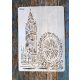 Big Ben, épület műanyag sablon festő stencil