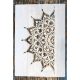 Fél mandala DIY sablon , 21x30cm-es műanyag stencil