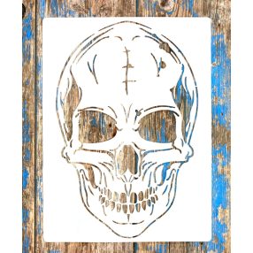 koponya 2 sablon , stencil 