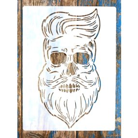 koponya DIY sablon A4 21x30cm  festő stencil