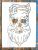 koponya DIY sablon A4 21x30cm  festő stencil