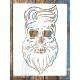 koponya DIY sablon A4 21x30cm  festő stencil