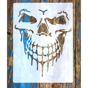 koponya 6 sablon , stencil 