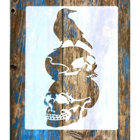 koponya 7 sablon , A4 21x30cm stencil