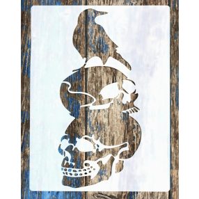 koponya 7 sablon , A4 21x30cm stencil