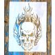 koponya 8 sablon , stencil A4 21x30cm stencil