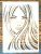 női arc sablon A4 21x30cm festő stencil