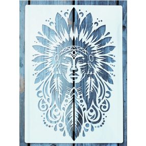 Indián sablon , stencil 